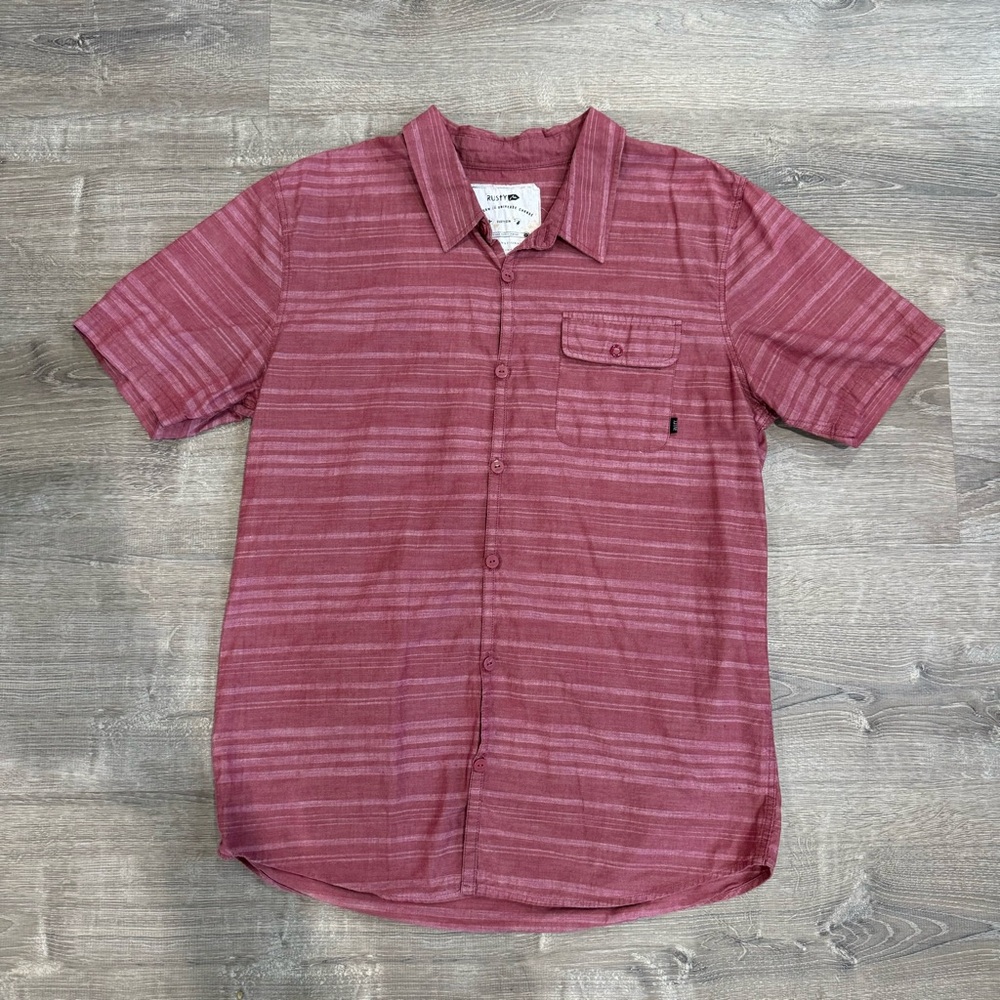 Vintage Rusty Mens Short sleeve button up